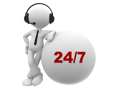 Service client 24/7